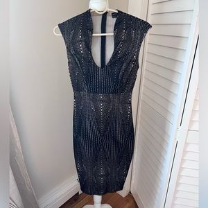 Black cocktail dress